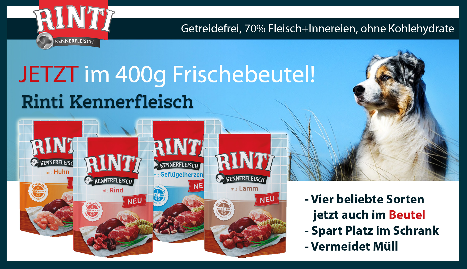 Hund Rinti Nassfutter Kennerfleisch